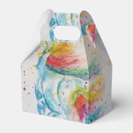 Unicorn Watercolor Rainbow Birthday Girls Teens Geschenkschachtel