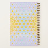 Unicorn Watercolor Splash Blume Personalisiert Notizblock (Rückseite)