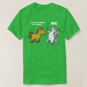 Unicorn Wedding Offizier T-Shirt (Design vorne)