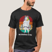 Unicorn Weightlifting Deadlift Fitness Gym Workout T-Shirt (Vorderseite)