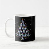 Unicorn Weihnachtsbaumleuchten Ugly Sweater S Kaffeetasse (Links)