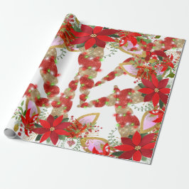 Unicorn Weihnachtsfeiertage Weißes Einhorn Spark V Geschenkpapier