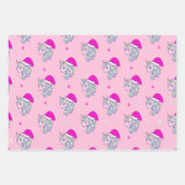 Unicorn Weihnachtsgeschenkpapier Geschenkpapier Set (Vorderseite 3)
