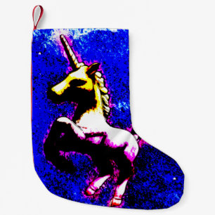 Unicorn-WeihnachtsStrumpf (Punkkleiner kuchen) Kleiner Weihnachtsstrumpf