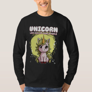 Unicorn Weniger Gallop Frische Pasta machen T-Shirt