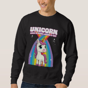 Unicorn, wenn es im Zweifelsfall Unicorn 2 ausschl Sweatshirt