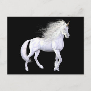 Unicorn White Beauty Postkarte