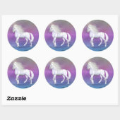 Unicorn White Beauty Sticker (Blatt)