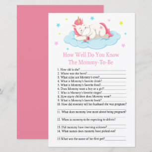 Unicorn Wie gut kennen Sie Babydusche?