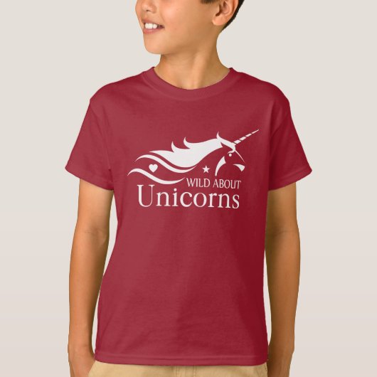 Unicorn - Wild über Unicorns T-Shirt (Vorderseite)