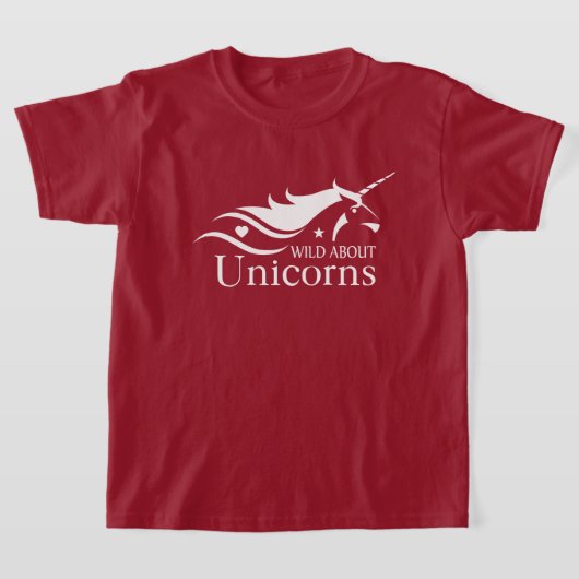 Unicorn - Wild über Unicorns T-Shirt (Ablage )