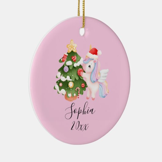Unicorn Wish - Custom Christmas Ornament for Gir (Rechts)