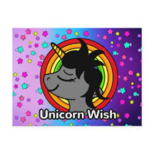Unicorn Wish mit Eleganten Hübschen Regenbogenstar