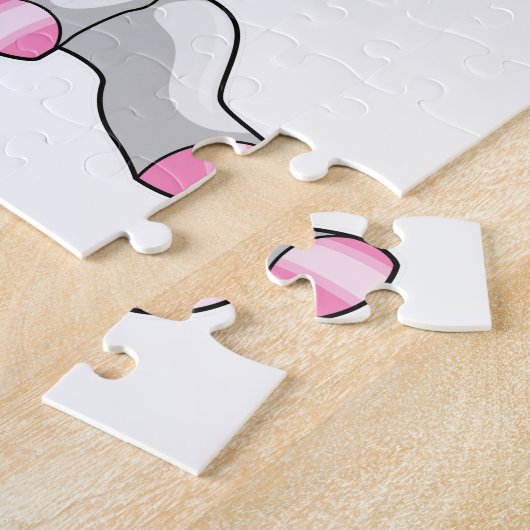 Unicorn with Flowers Daisy Puzzle (Seite)