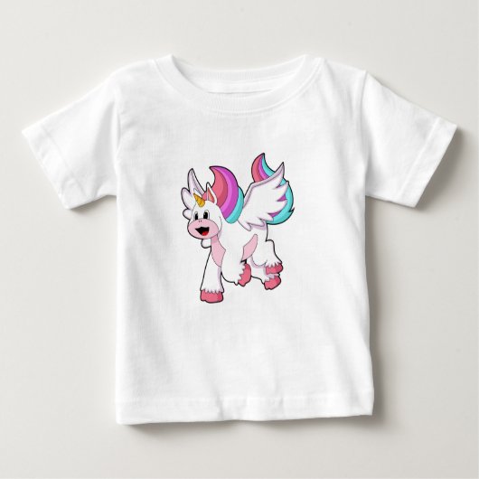 Unicorn with Wing.PNG Baby T-shirt (Vorderseite)