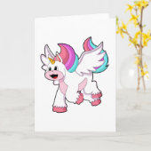 Unicorn with Wing.PNG Karte (Gelbe Blume)