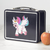 Unicorn with Wing.PNG Metall Brotdose (Beispiel)