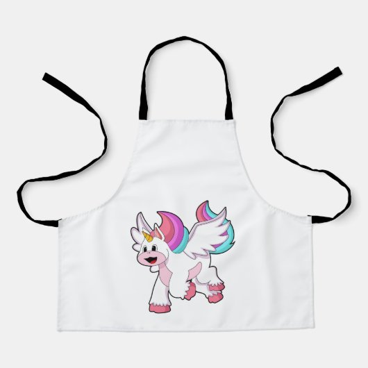 Unicorn with Wing.PNG Schürze (Vorderseite)