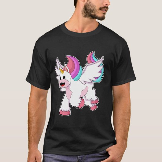 Unicorn with Wing.PNG T-Shirt (Vorderseite)