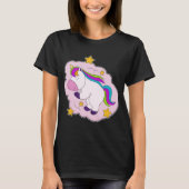 Unicorn Wolken T-Shirt (Vorderseite)