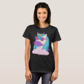 Unicorn Wolken T-Shirt (Vorne ganz)