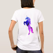 Unicorn Women's Bella Flowy Einfaches T - Shirt, w T-Shirt (Rückseite)
