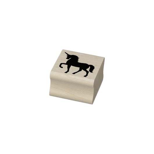 Unicorn Wood Art Briefmarke Gummistempel (Stempel)