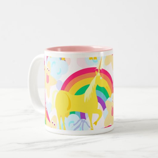 Unicorn Wrap Tasse (Vorderseite Links)