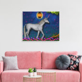 Unicorn Wrapped Canvas Leinwanddruck (Insitu (Wohnzimmer))