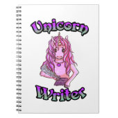 Unicorn Writer Notizblock (Vorderseite)