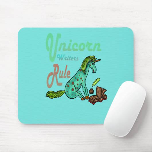Unicorn Writer Rule Mousepad (Mit Mouse)