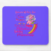 Unicorn Writer sind Super Duper Mousepad (Vorne)