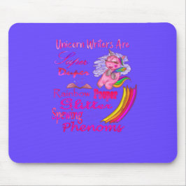 Unicorn Writer sind Super Duper Mousepad