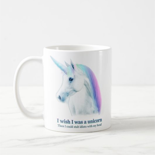 Unicorn-Wunsch-Tasse Kaffeetasse (Links)