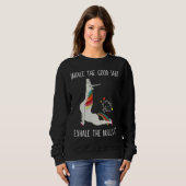 Unicorn Yoga Sweatshirt (Vorne ganz)