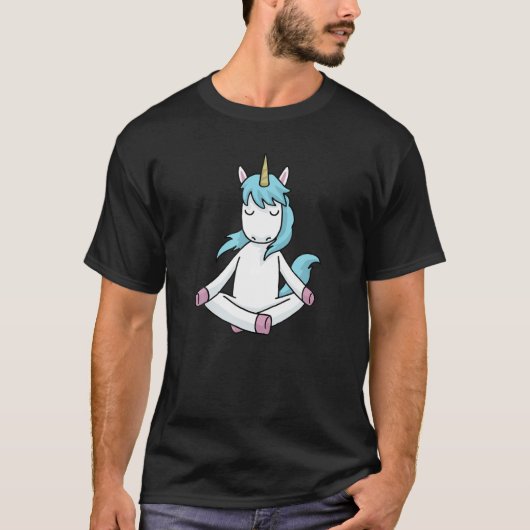 Unicorn Yoga T-Shirt (Vorderseite)