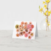 Unicorn Zinnias-Karte Karte (Gelbe Blume)