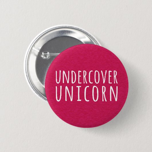 Unicorn-Zitat Button (Vorne & Hinten)