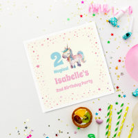 Unicorn Zwei magische 2. Geburtstags-Party