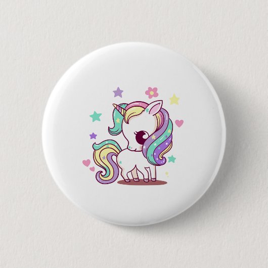 UNICORNE FAIRY BUTTON (Vorderseite)