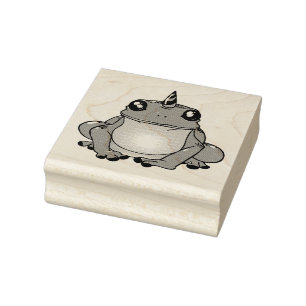 Unicorned Frosch Gummistempel
