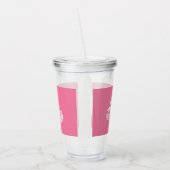 Unicornio Creo en la magia Acryltrinkbecher (Links)