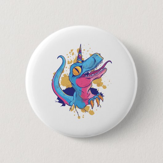 Unicornisaurus Button (Vorderseite)