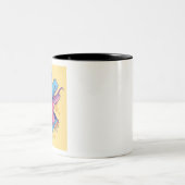 Unicornisaurus Zweifarbige Tasse (Mittel)