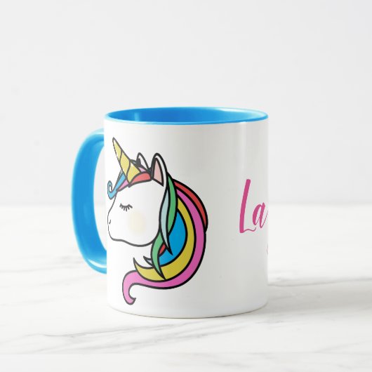 UnicornnamensTasse Tasse (Vorderseite Links)