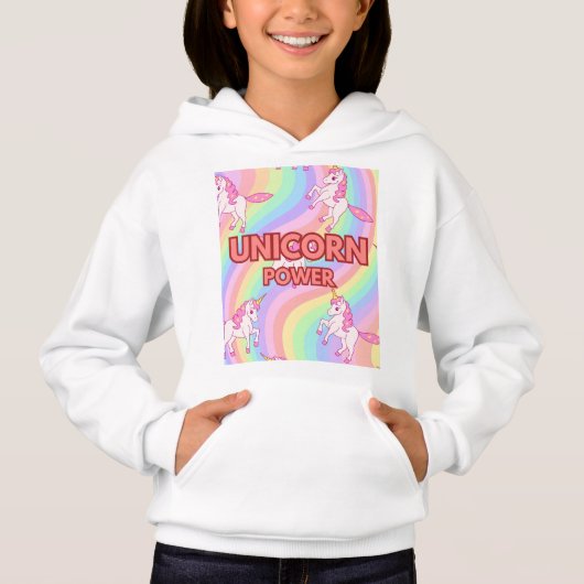 UNICORNPOWER HOODIE (Vorderseite)