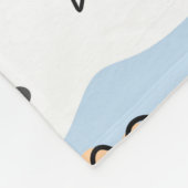 Unicorns and stars pattern fleecedecke (Ecke)