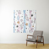 Unicorns and stars pattern wandteppich (Beispiel (Horizontal))