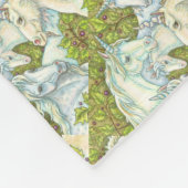 Unicorns Ansammlung FANTASY HORSES WOHNGESTALTUNG Fleecedecke (Ecke)
