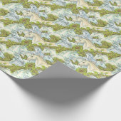 Unicorns Ansammlung FANTASY HORSES WOHNGESTALTUNG Geschenkpapier (Ecke)